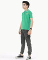 Boy's Mint Green Polo Shirt - EBTPS22-024