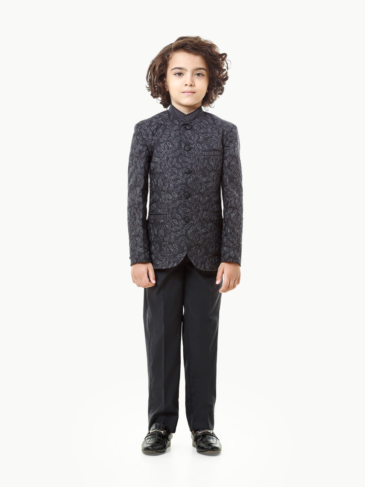 Boy's Charcoal Prince Suit - EBTPCS22-007