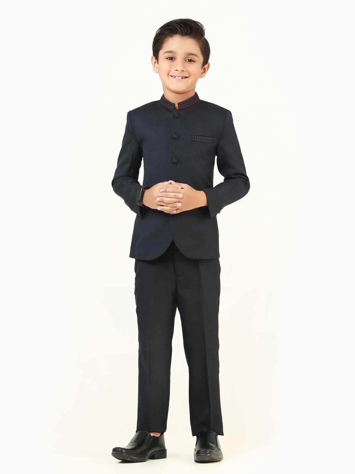 Boy's Dark Navy Prince Suit - EBTPCS22-020