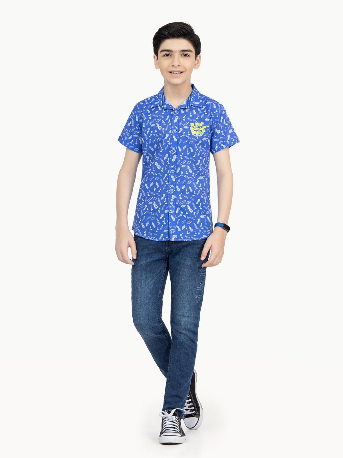 Boy's Royal Blue Shirt - EBTS22-27344