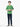 Boy's Blue & Green Shirt - EBTS22-27406