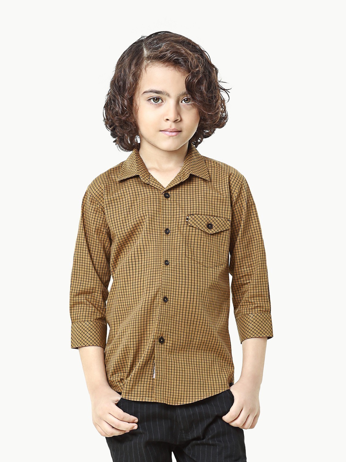 Boy's Golden Shirt - EBTS22-27441