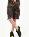 Boy's Olive Green Shorts - EBBSK22-008