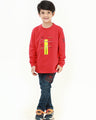 Boy's Red Sweatshirt - EBTSS21-002