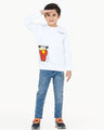 Boy's White Sweatshirt - EBTSS22-004