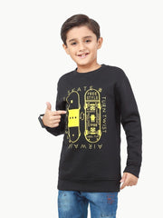 Boy's Black Sweatshirt - EBTSS22-005