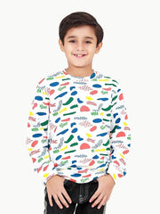 Boy's White Sweatshirt - EBTSS22-010
