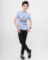 Boy's Sky Blue T-Shirt - EBTTS21-046