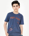 Boy's Navy Blue T-Shirt - EBTTS22-010