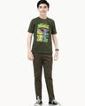 Boy's Green T-Shirt - EBTTS22-012