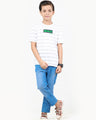 Boy's White T-Shirt - EBTTS22-017