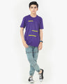 Boy's Light Purple T-Shirt - EBTTS22-018