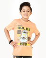 Boy's Peach T-Shirt - EBTTS22-020