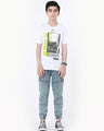 Boy's White T-Shirt - EBTTS22-023