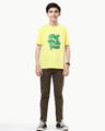 Boy's Light Yellow T-Shirt - EBTTS22-034
