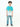 Boy's Blue & White T-Shirt - EBTTS22-035