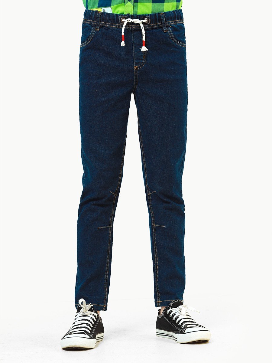 Boy's Denim Blue Trouser - EBBT22-014