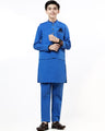 Boy's Royal Blue Waist Coat Suit - EBTWCS22-25153
