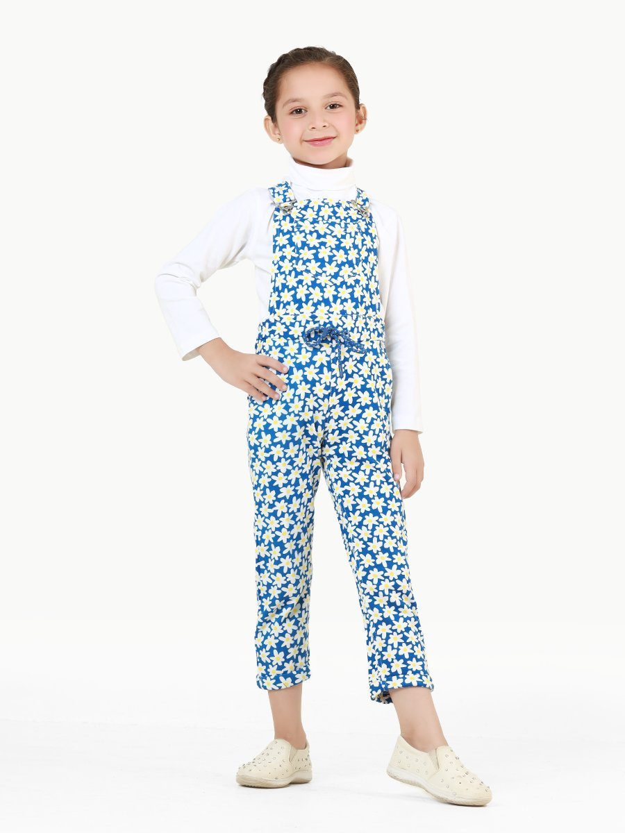 White Dangree for Girls for Any Occasion/ Girls Dress/top dungaree