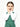 Girl's Green Dungaree - EGTDK22-006