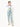 Girl's Off White Dungaree - EGTDK22-007