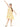 Girl's Orange & White Frock - EGTF21S-283