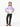 Girl's Purple & White Hoodie - EGTH22-012