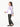 Girl's Purple & White Hoodie - EGTH22-012