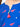 Girl's Royal Blue Pret - EGTKP22-70494