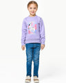 Girl's Lavender Sweatshirt - EGTSS22-007