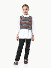 Girl's White Top - EGTW22-028