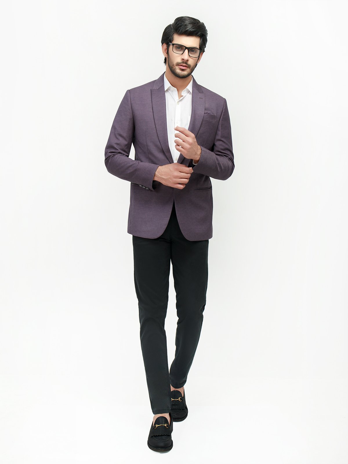 Men's Purple Blazer - EMTB21-6759