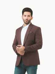Men's Deep Burgundy Blazer - EMTB22-6749