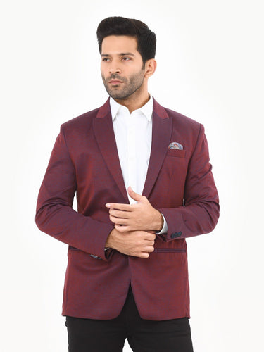 Men's Magenta Blazer - EMTB22-6774