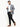 Men's Black & White Blazer - EMTB22W-6781