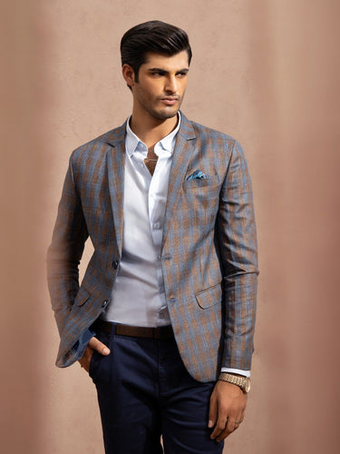 Men's Blue Blazer - EMTB22-6788