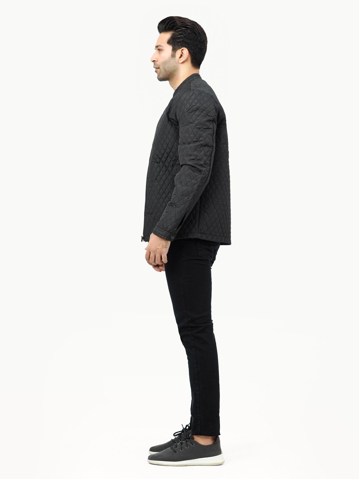 edenrobe Men's Black Jacket - EMTJ22-002 – edenrobe Pakistan