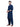 Men's Navy Kurta Shalwar - EMTKS22S-40945