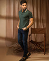 Men's Dark Green Polo Shirt - EMTPS22-007