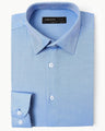 Men's Sky Blue Textured Shirt - EMTSI22-50256