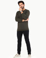 Men's Green SweatShirt - EMTSS22-004