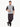 Men's Black & White Waist Coat - EMTWC22-35803