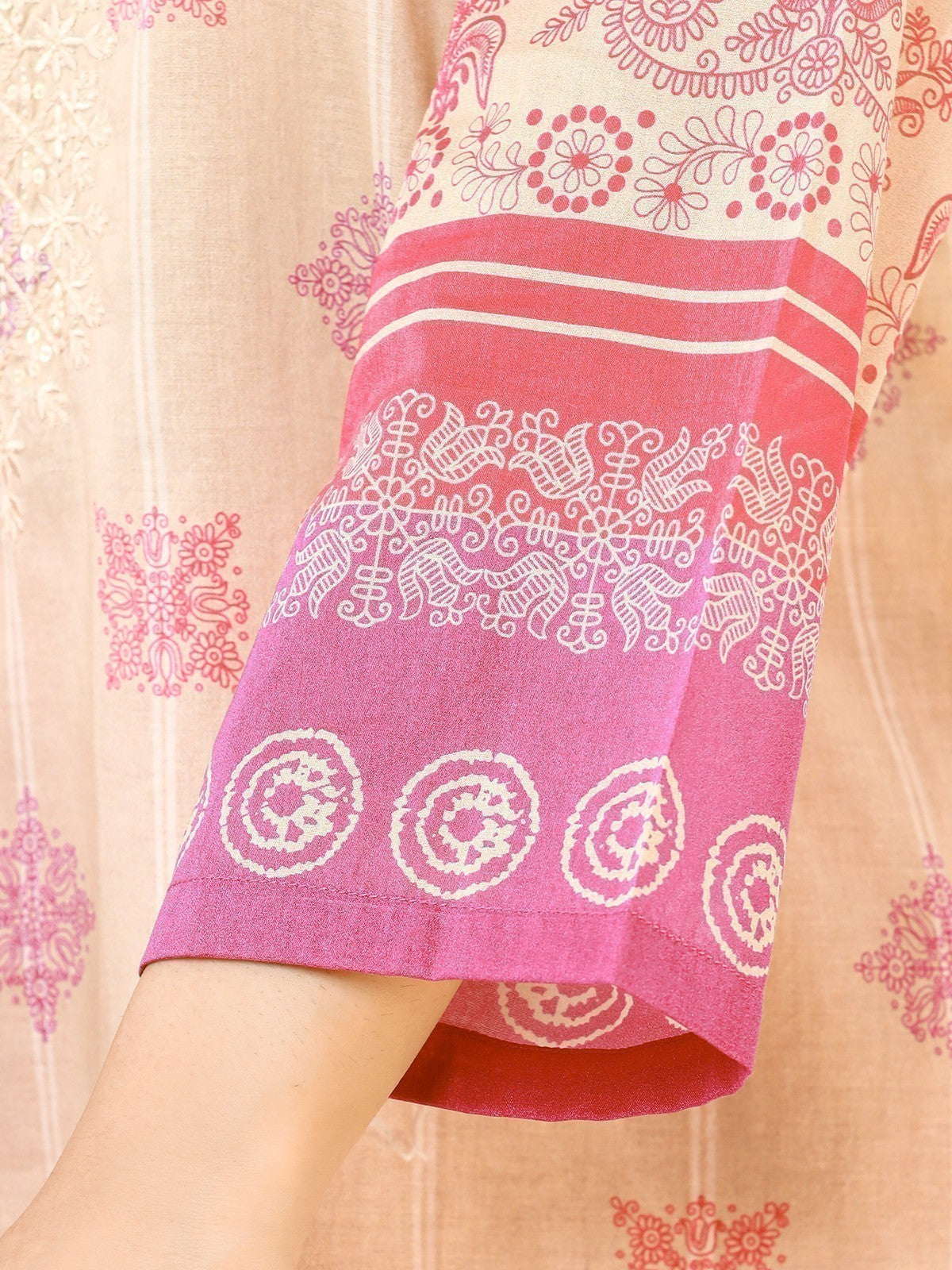 Pret 2Pc Embroidered Fawn Shirt Trouser - EWTKE22-67600 (2-Pcs)