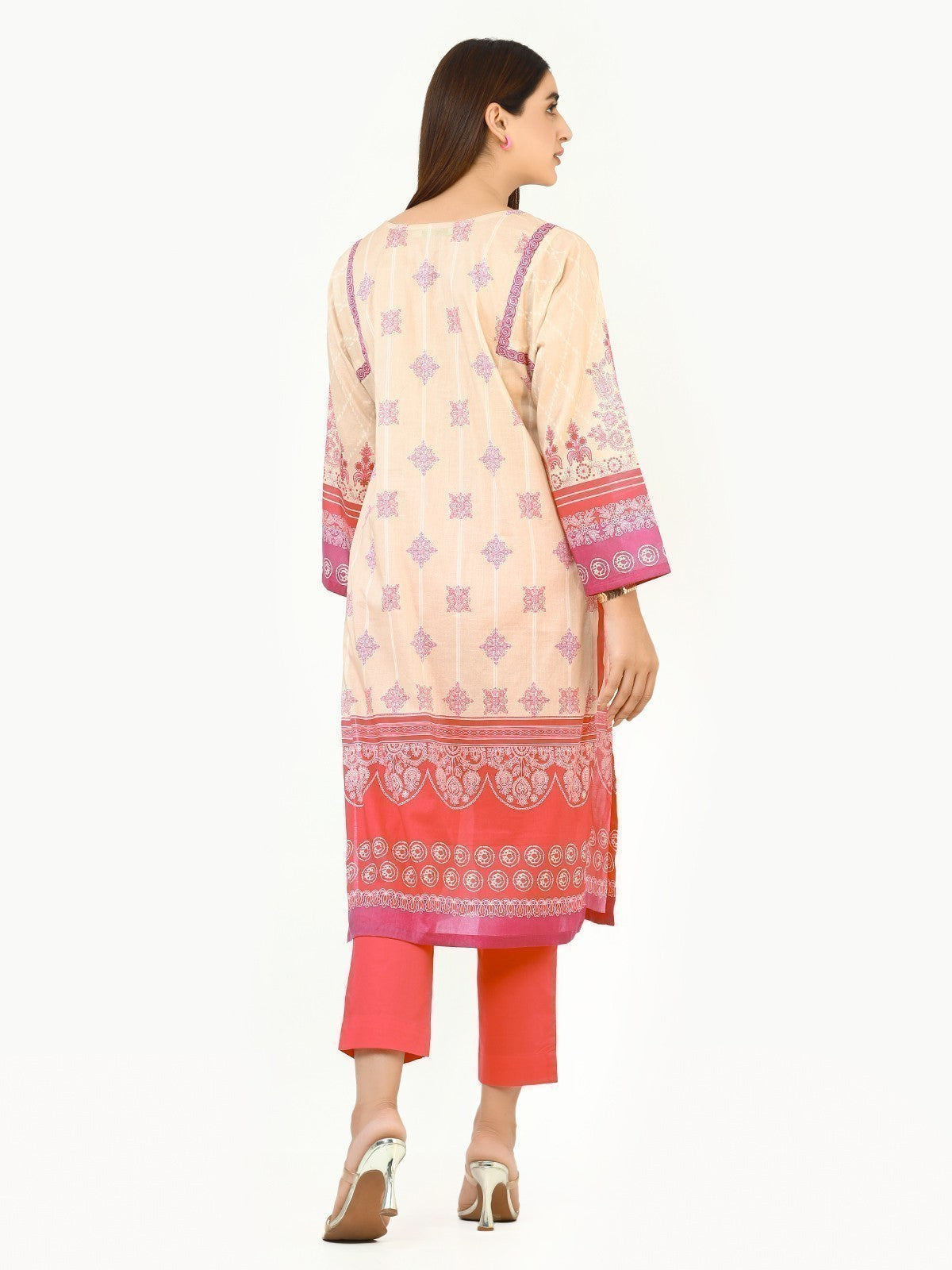 Pret 2Pc Embroidered Fawn Shirt Trouser - EWTKE22-67600 (2-Pcs)