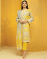 EWU22A1-23468 Unstitched Yellow Printed Lawn 3 Piece