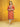 EWU22V1-23643 Unstitched Orange Embroidered Lawn 1 Piece