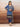 EWU22V10-25015 Unstitched Blue Embroidered Crepe 3 Piece