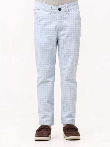Boy's Sky Blue Chino Pant - EBBCP23-009