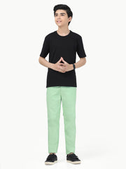 Boy's Light Green Chino Pant - EBBCP23-015