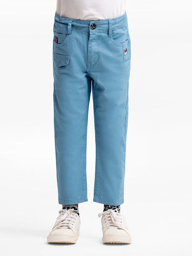 Boy's Mid Blue Chino Pant - EBBCP23-032
